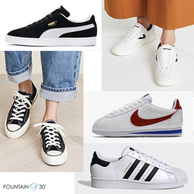 The Best New Sneaker Trends for Women Over 40 - fountainof30.com