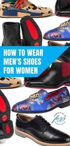 How To Wear Men's Shoes When You're a Woman - fountainof30.com