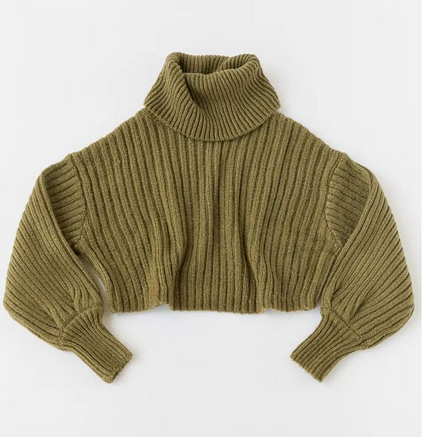Turtleneck Cropped Sweater fountainof30