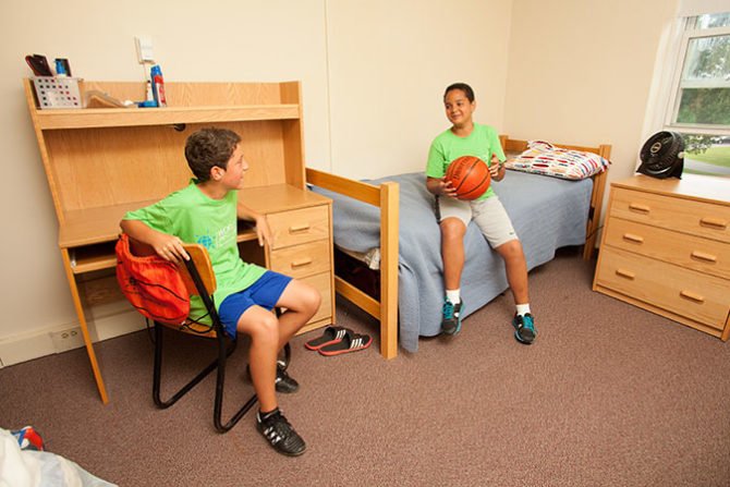 words sports camp dorm room 2 boys