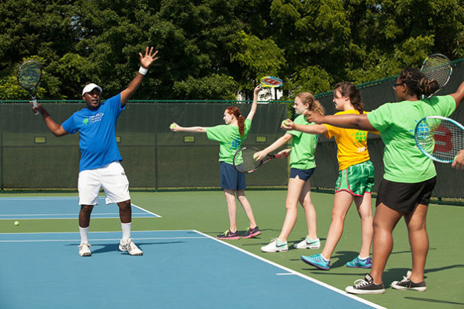 world sports camp for kids tennis