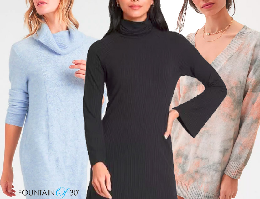 sweater dress for less fountainof30