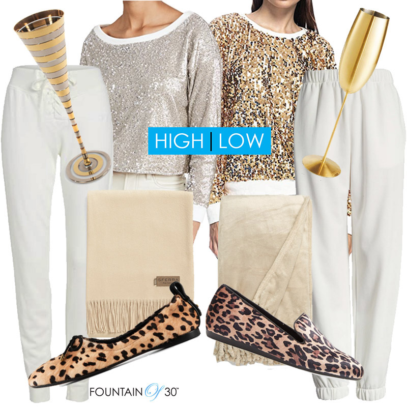 How to Style A Casual New Year's Eve Outfit High Low - fountainof30.com
