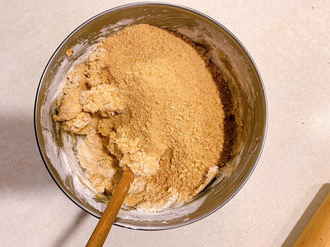 graham cracker crumbs to the mixture