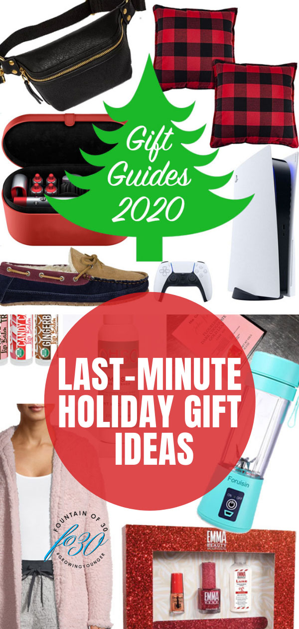 last minute holiday gift ideas 2020 fountainof30