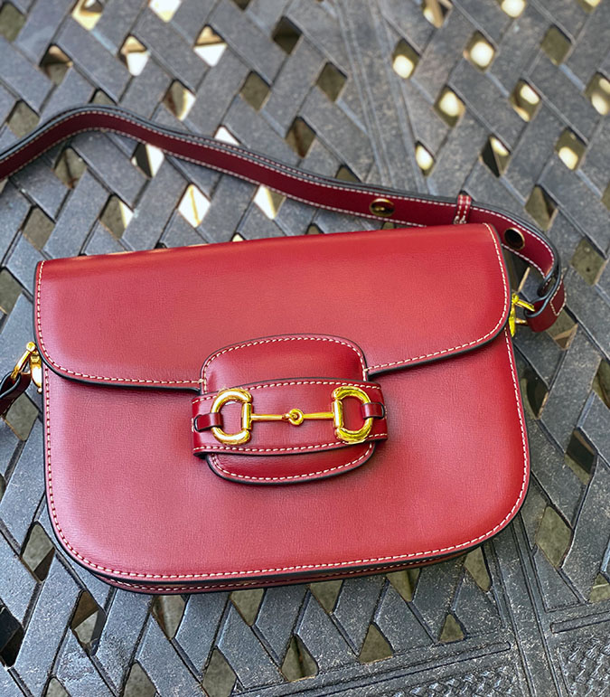 red Tissardi "Rivo" Crossbody Bag fountainof30