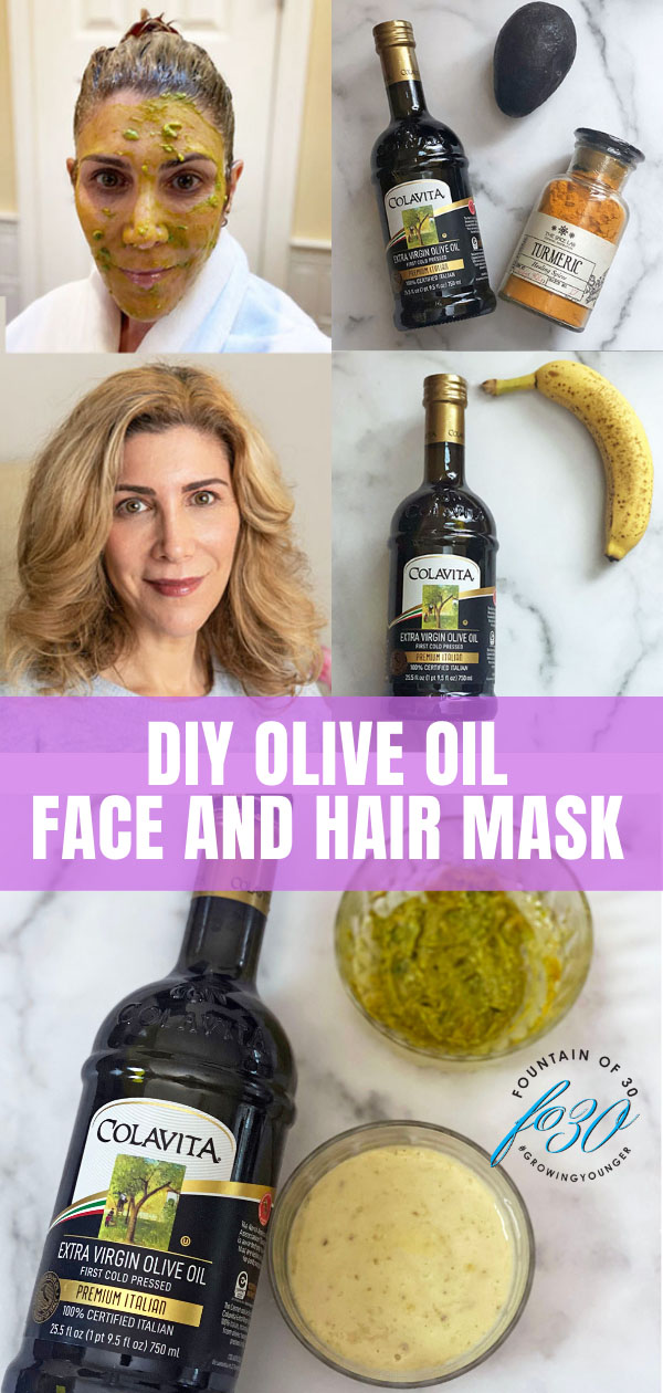 diy face mask olive oil hair mask fountainof30