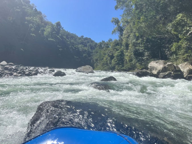 Pacuare River from cayak fountainof30