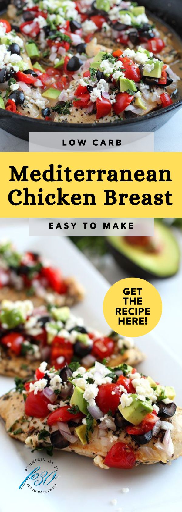 mediterranean chicken low carb fountainof30 recipe