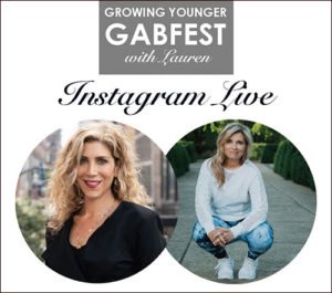 growing younger gabfest Instagram Live fountainof30