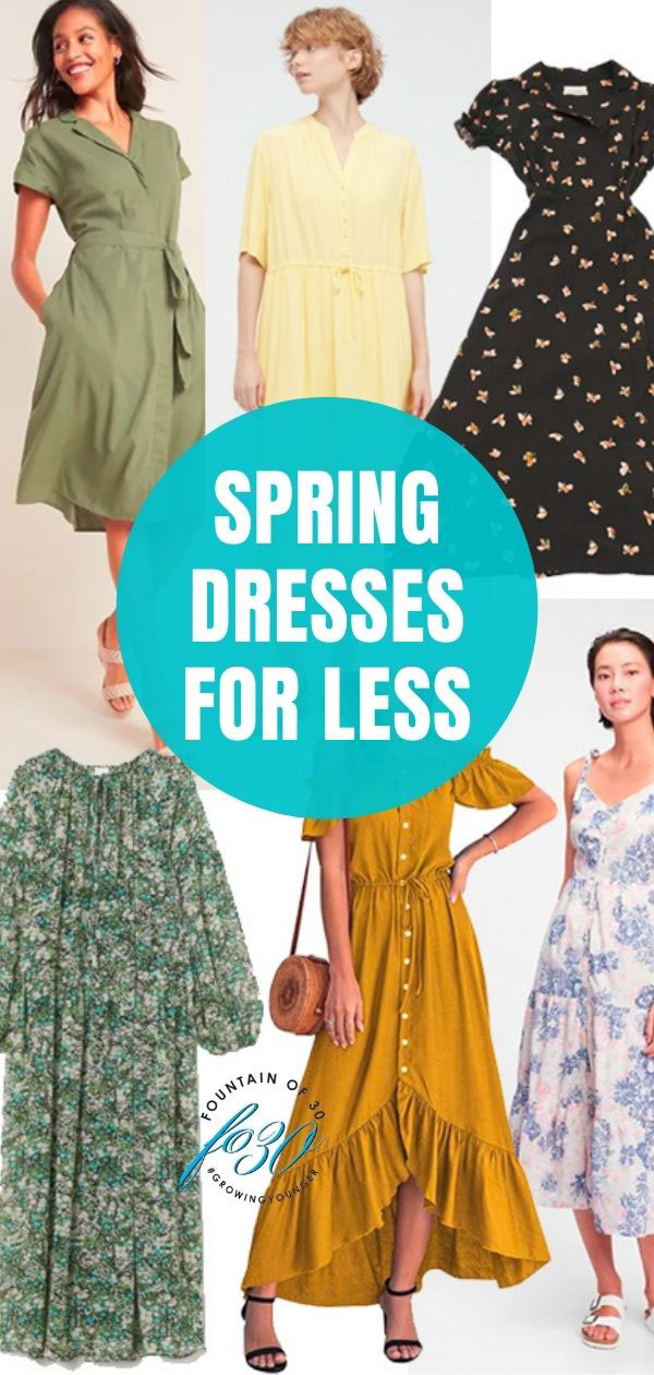 How to Style 8 Amazing Spring Dresses for Under $80 - fountainof30.com