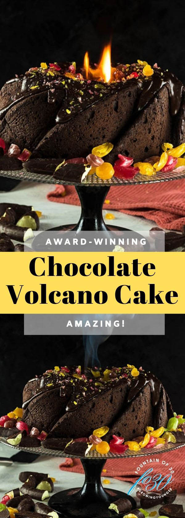 volcano cake recipe fountainof30
