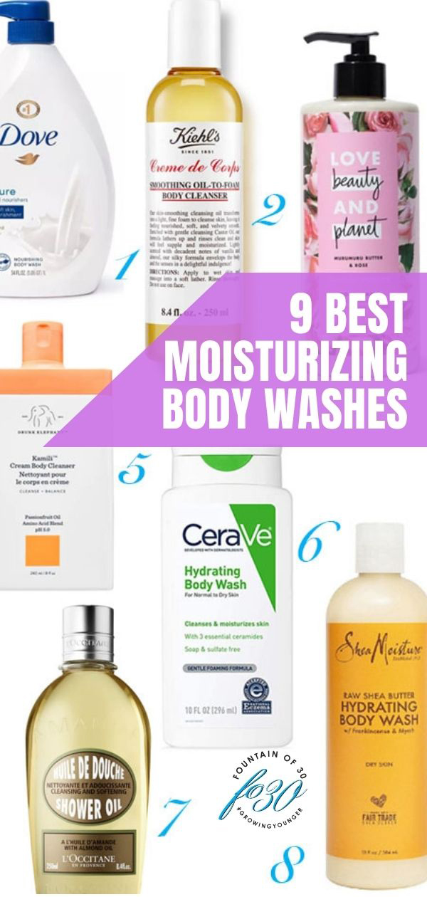 best moisturizing body washes fountainof30