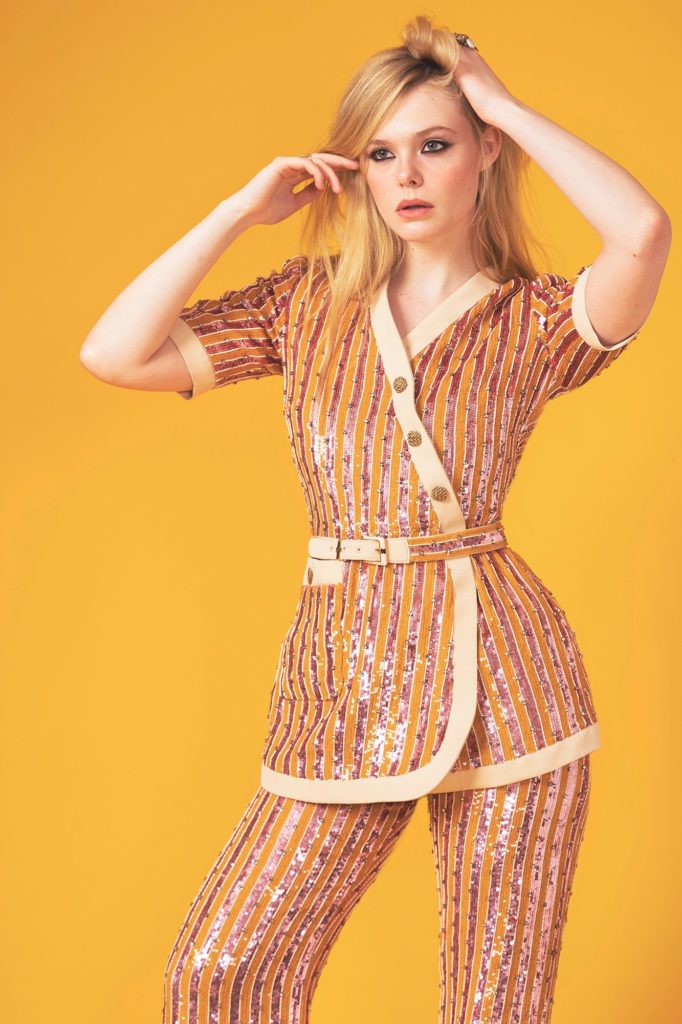 Elle Fanning in Gucci 