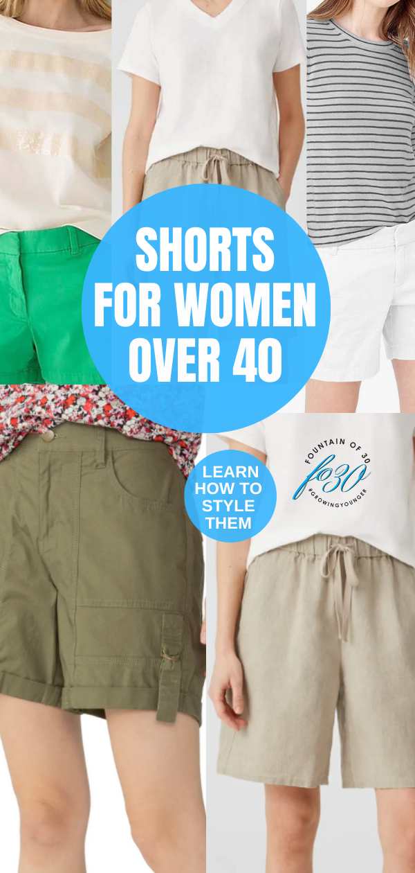 summer shorts for women over 40 fountainof30