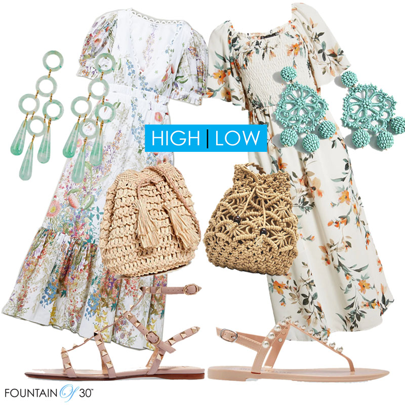 summer dress high low fashion over 40 fountainof30