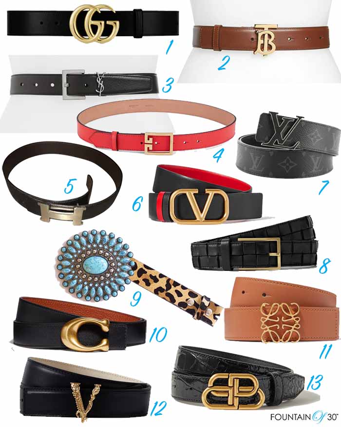 The 10 Most Popular Designer Belts of All Time