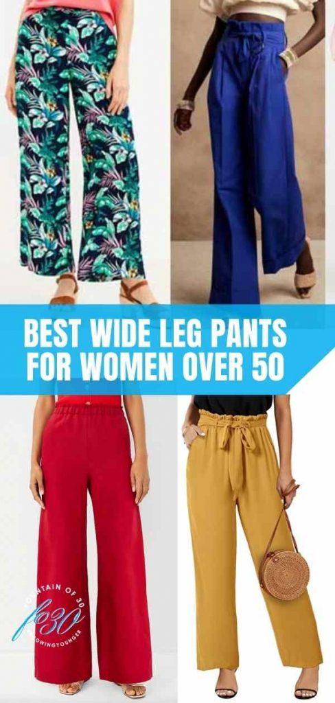 The Best Wide Leg Pants For Women Over 50 - fountainof30.com