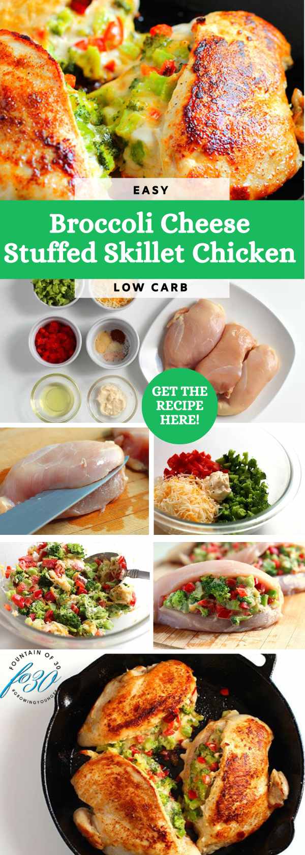 low carb broccoli cheese stuffed chicken fountainof30