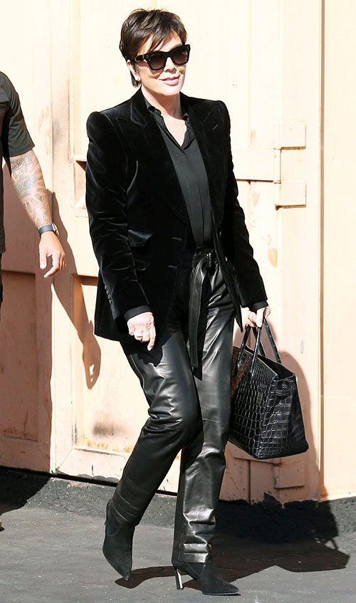 Kardashians Have Influenced Fashion Kris Jenner all black