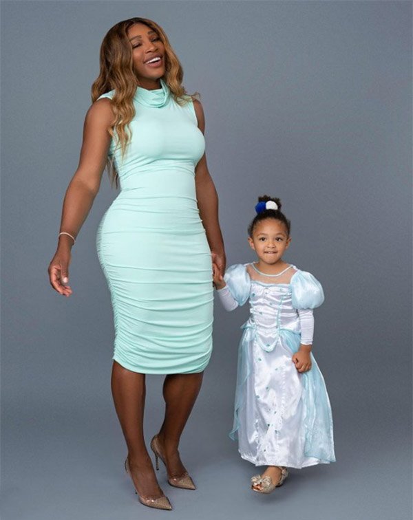 Fashionable Female Athletes Serena Williams and duaghter