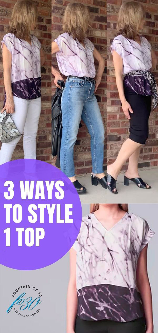 3 ways to style 1 top fountainof30