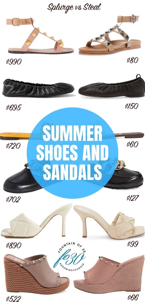 The Best Summer 2021 Shoe Trends: Splurge or Steal! - fountainof30.com