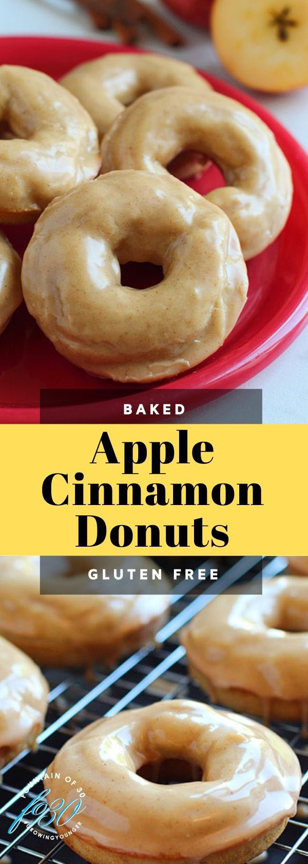 apple cinnamon baked donuts fountainof30