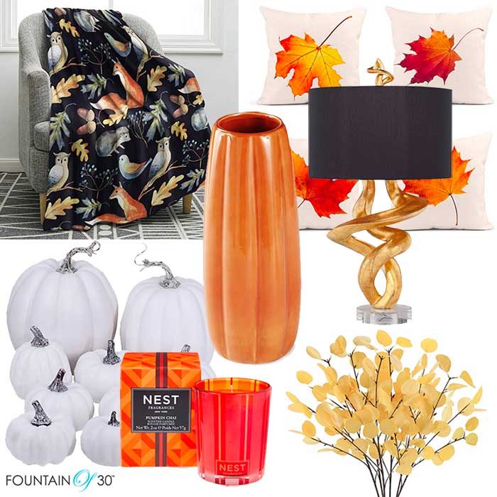 fall home decor from Amazon fountainof30