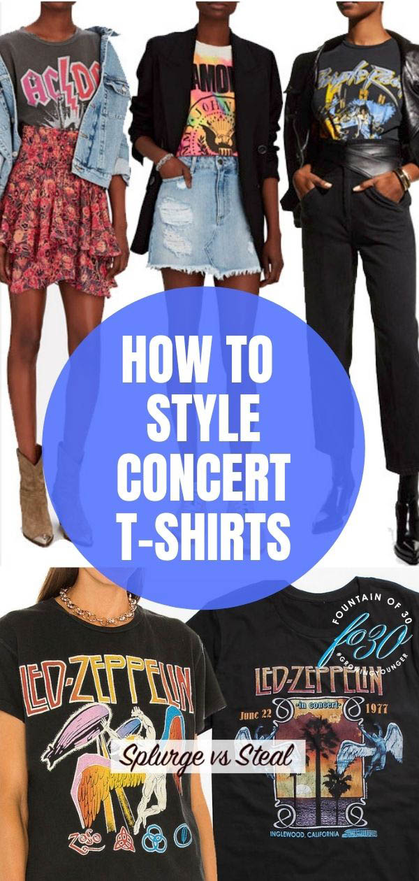 concert t-shirt styling fountainof30