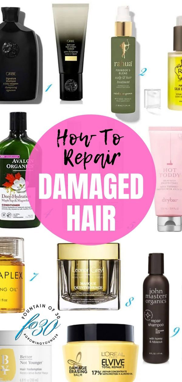 best damaged hair products fountainof30