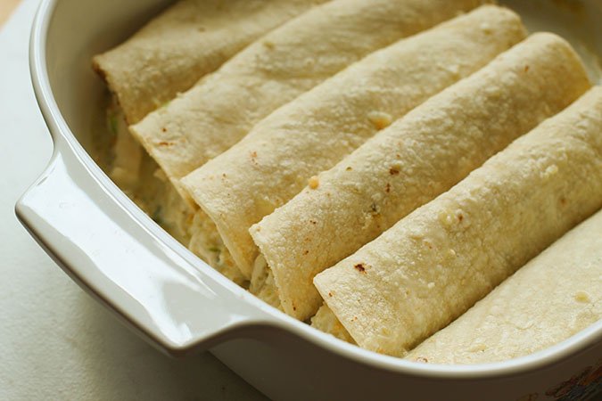 salsa verde chicken enchiladas b efiore baking fountainof30