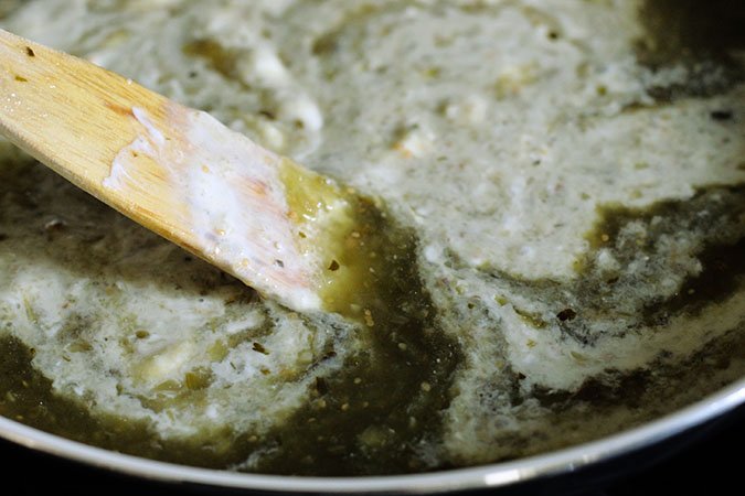 salsa verde tomatillo cheese sauce fountainof30