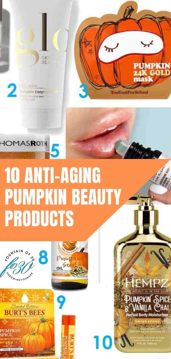 anti-aging pumpkin skincare fountainof30