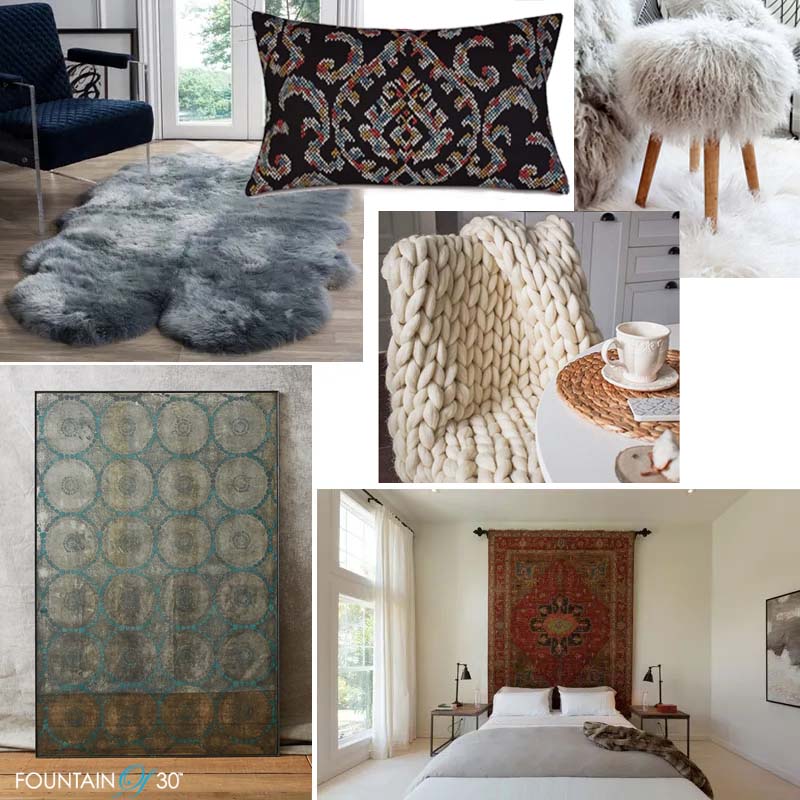 fall home decor ideaas cozy fur rugs throws pillow fountainof30