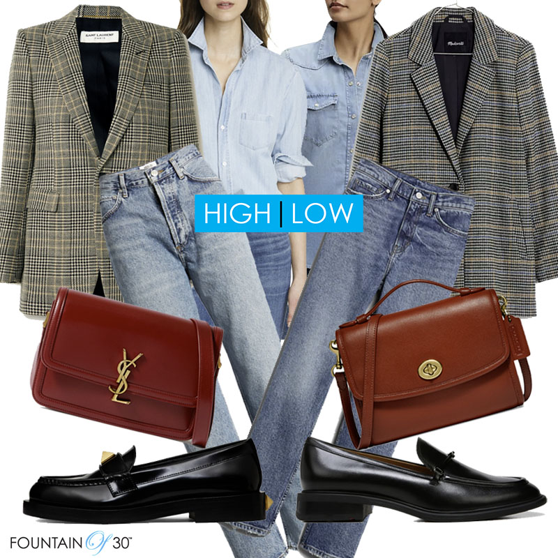 How to Style a Chic and Casual Fall 2021 Outfit High Low - fountainof30.com