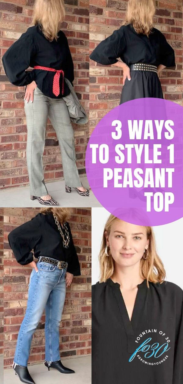 3 ways to wear a peasant top fountainof30