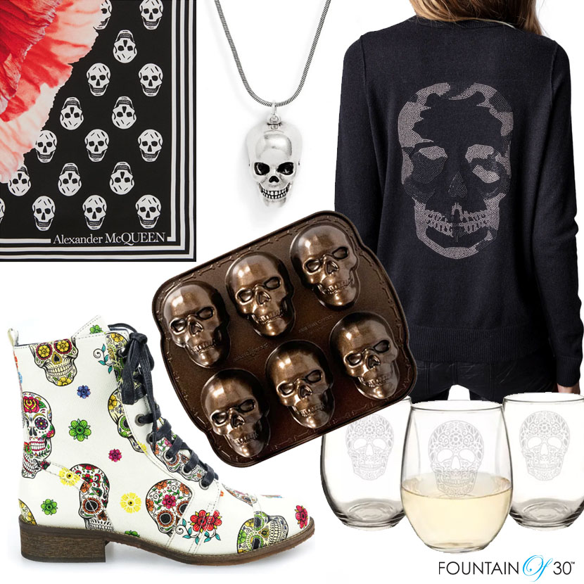 skull symbol fashion home fountainof30