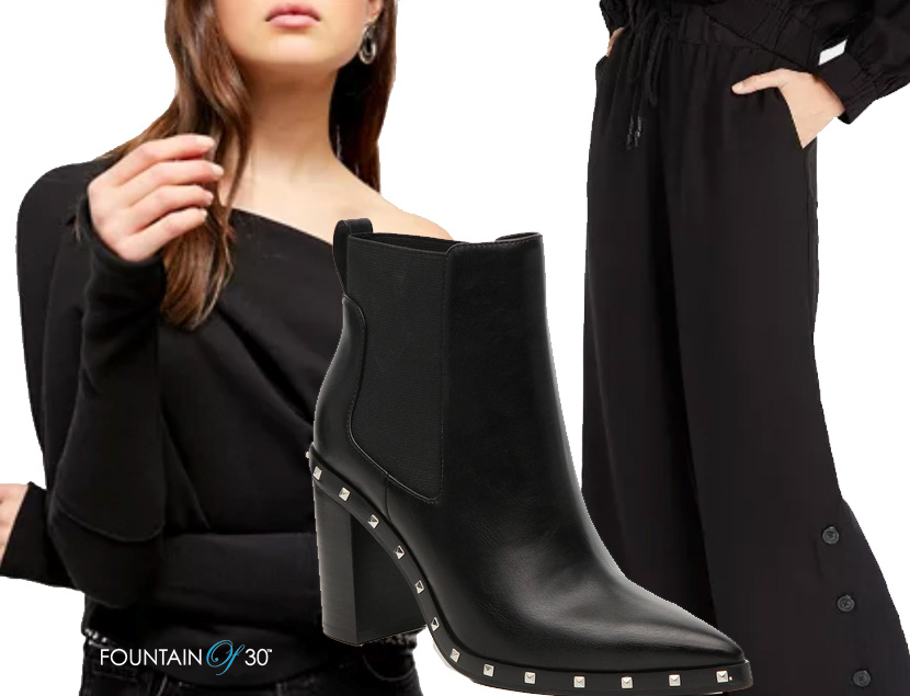 how to wear black over 40 fountainof30