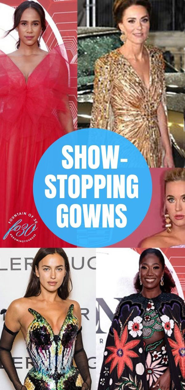 celebs in showstopping gowns fountainof30