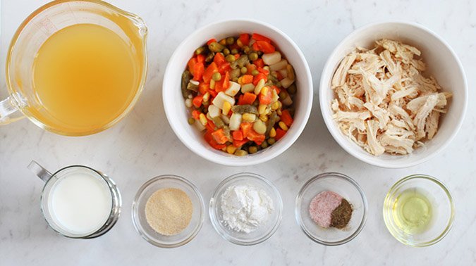 Chicken Pot Pie filling ingredients