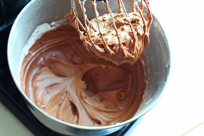 whipping chocolate frosting fountainof30