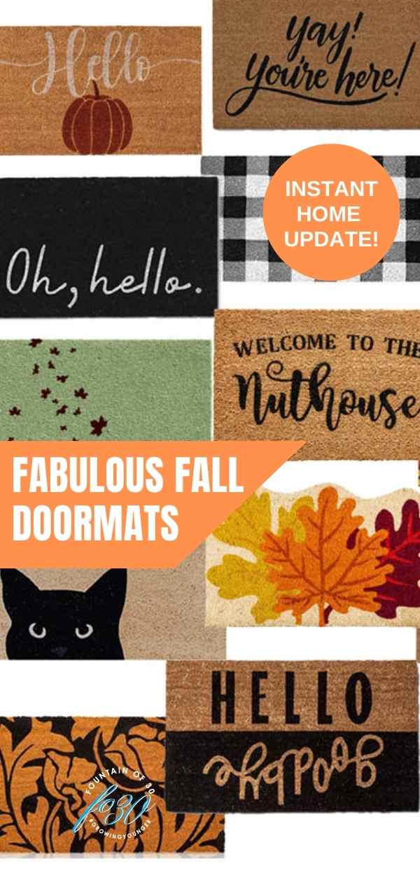 update your home with fall doormats fountainof30