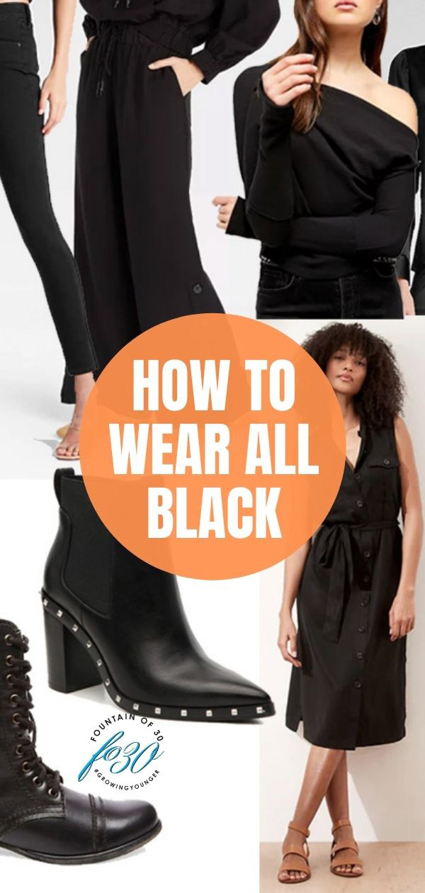 Black Everything: How To Wear You're Over 40 - fountainof30.com