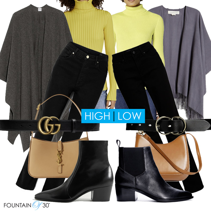 layered sweater outfit high low fountainof30