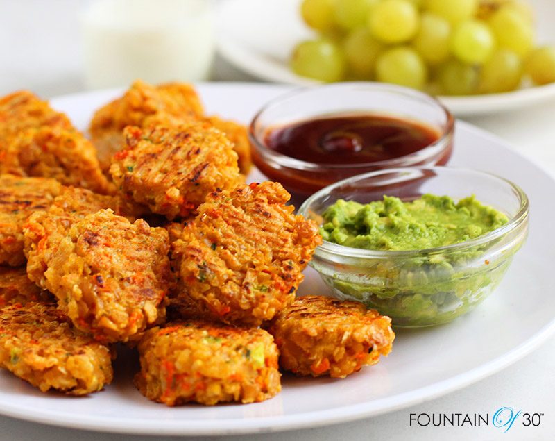 Veggie Loaded Chickpea Nuggets (Gluten Free) fountainof30