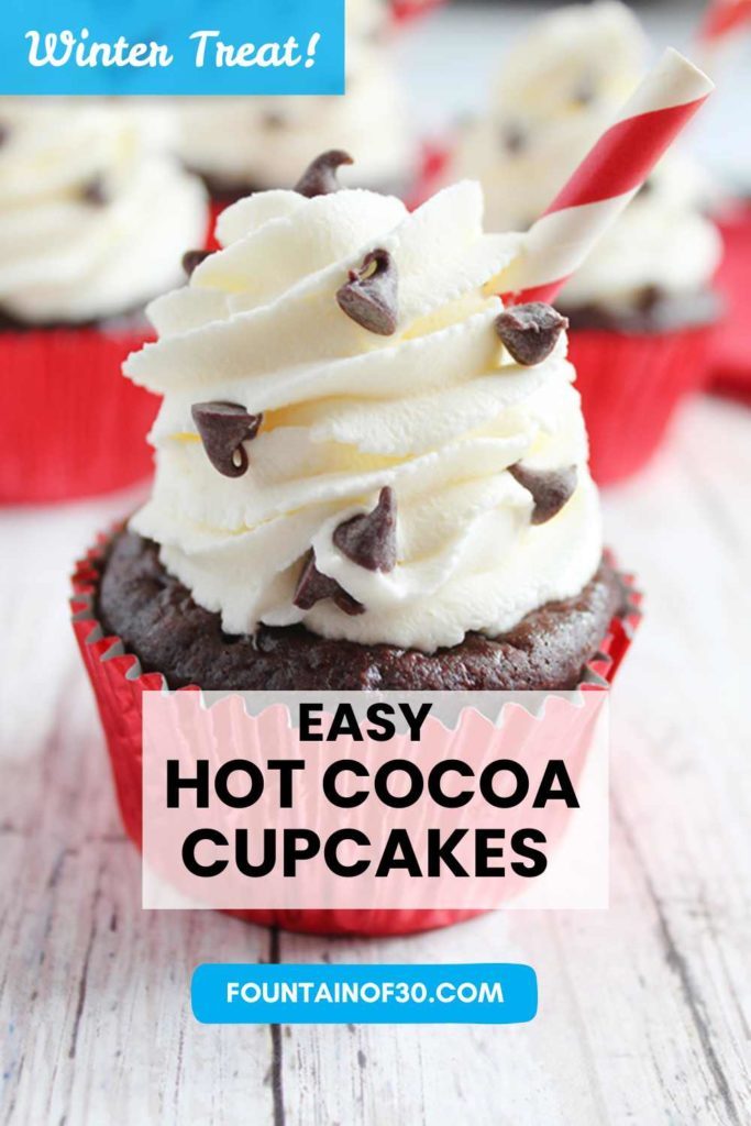 The holidays don’t end on Christmas — and neither does cozy baking. These easy hot cocoa cupcakes with fluffy whipped cream frosting are festive, fun, and simple to make. A perfect winter dessert whether you’re entertaining or just craving something sweet and comforting. #EasyCupcakes #WinterBaking #HolidayDessert #CozyFood #ChocolateDesserts #BakingMadeEasy