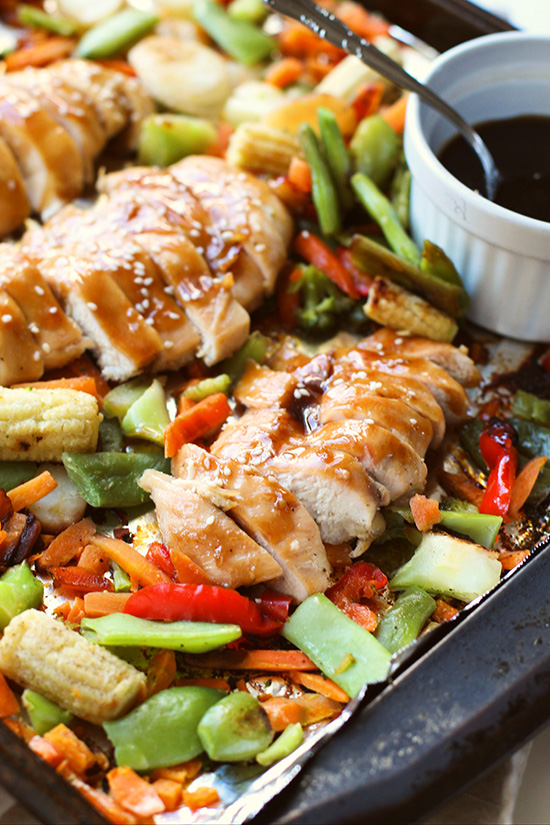 sheet pan chicken teriyaki fountainof30