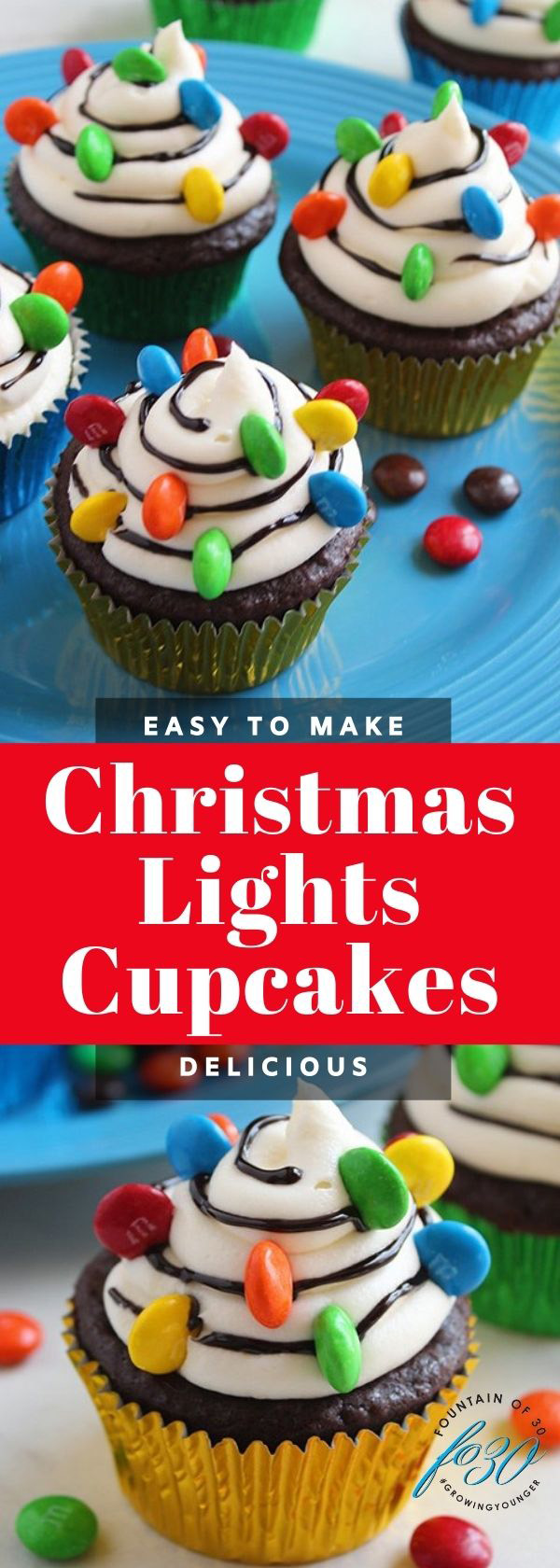 easy christmas lights cupcakes fountainof30