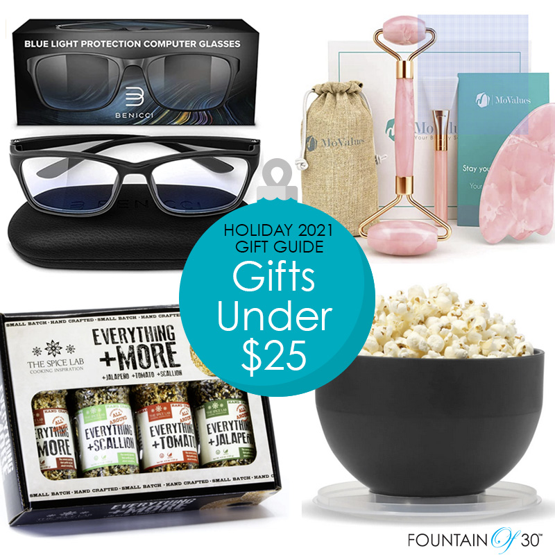 gifts under $25 holiday 2021 fountainof30